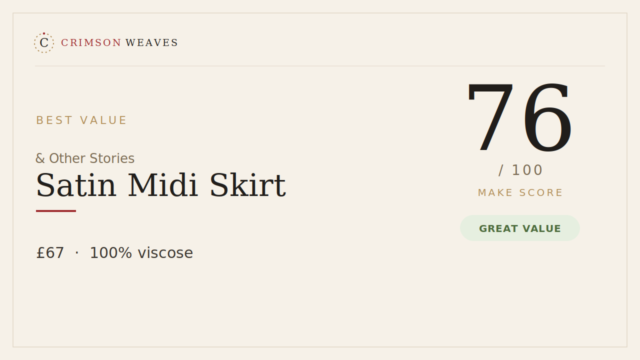 Crimson Weaves garment review detail